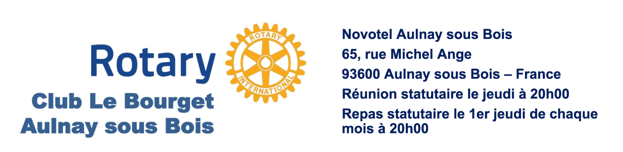 Rotary Club – Le Bourget – Aulnay sous Bois